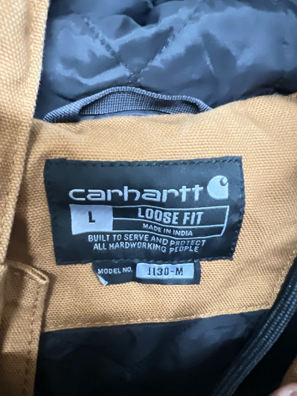 Carhartt Hooded Great Lakes Improvement Work Jacket 'Project Management' - Picture 6 of 6